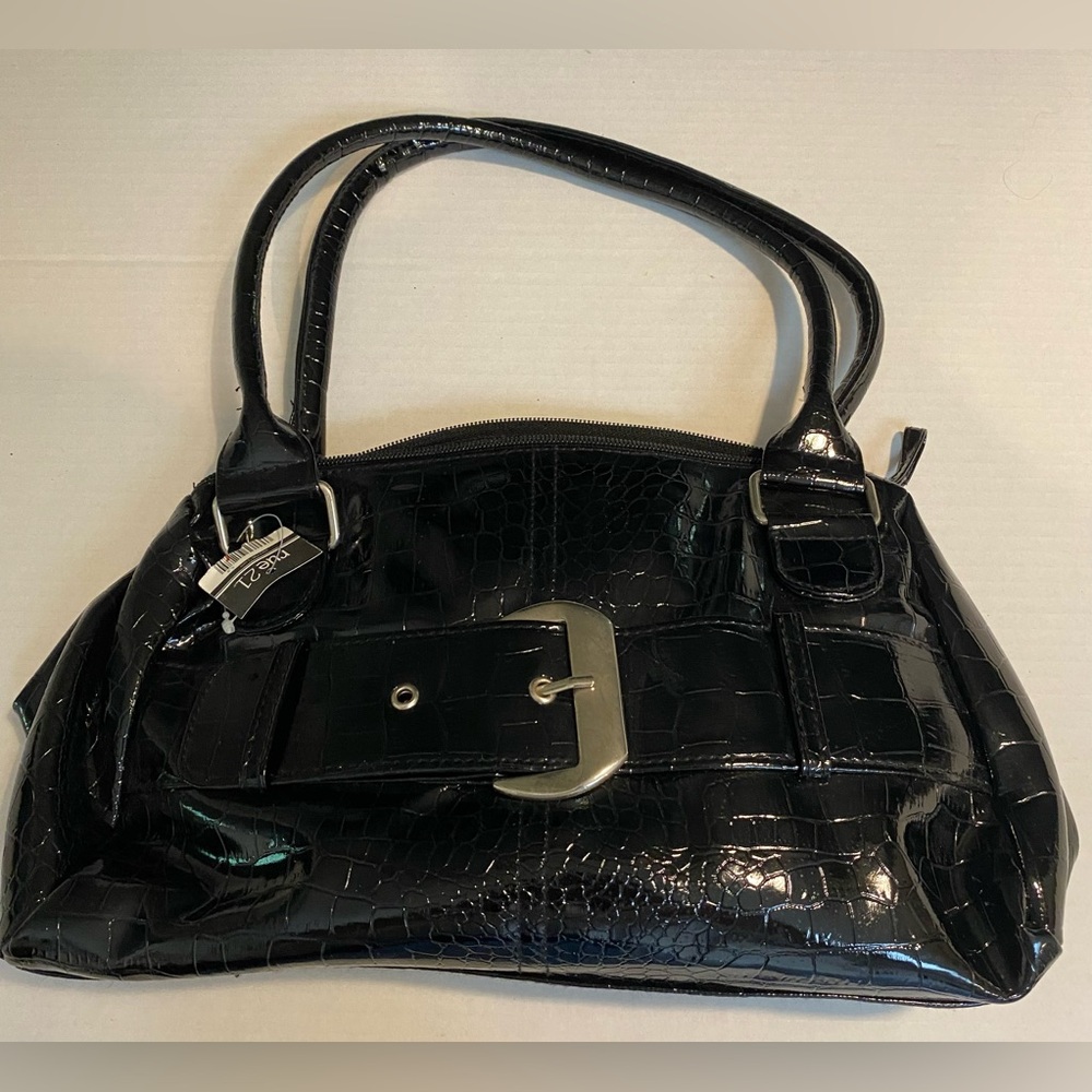 Black Faux Leather Handbag by Rue 21 New with tags